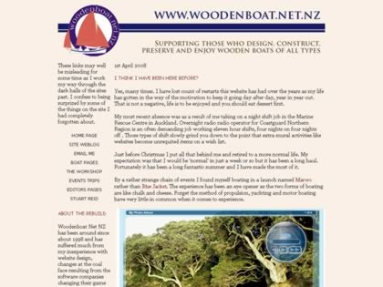 Cached version of Woodenboat.net.nz