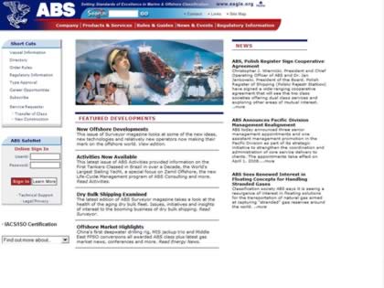 Cached version of American Bureau of Shipping
