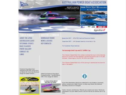 Cached version of Australian Power Boat Association