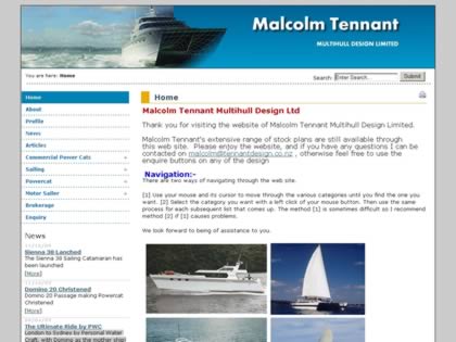 Cached version of Malcolm Tennant Multihull Design Ltd