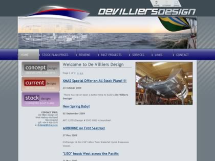Cached version of deVilliers Yacht Design