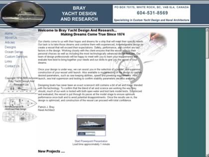 Cached version of Bray Yacht Design