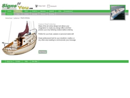 Cached version of Custom Vinyl Lettering for Boats