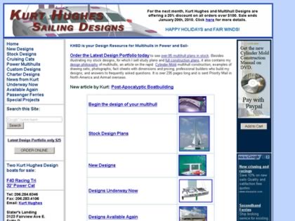 Cached version of Kurt Hughes Sailing Designs