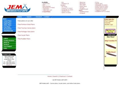 Cached version of JEM Watercraft - Free Plans