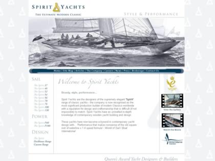Cached version of Spirit Yachts