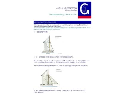 Cached version of Axel H Gustafsson Boat Design