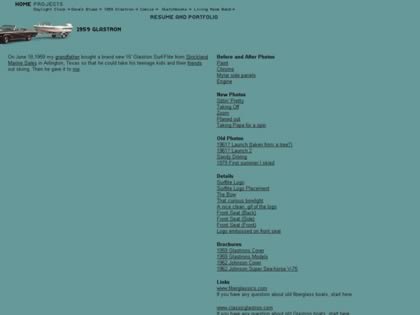 Cached version of Glastron, 1959 ski boat
