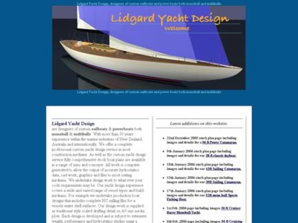 Cached version of Lidgard Yacht Design