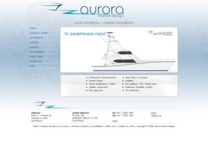 Cached version of Aurora Marine Design