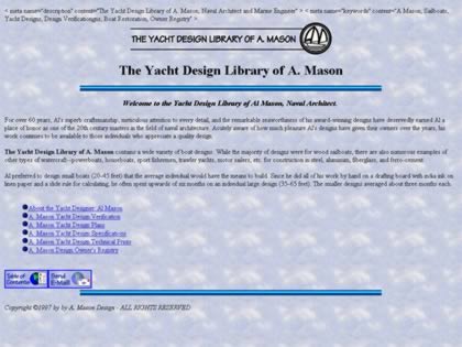 Cached version of The Yacht Design Library of A. Mason
