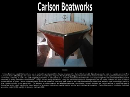 Cached version of Carlson Boatworks