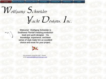 Cached version of Wolfgang Schneider Yacht Designs