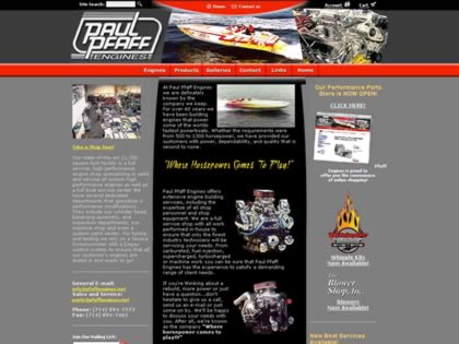 Cached version of Paul Pfaff Racing Engines