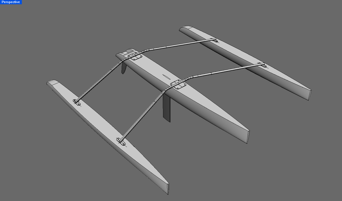 63 INCH R/C TRIMARAN