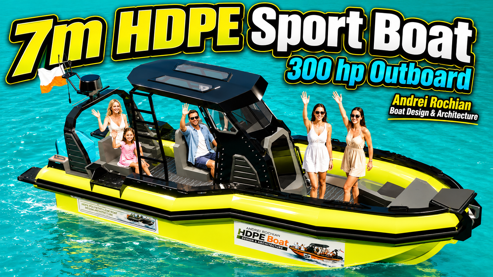 7m HDPE Sport Boat