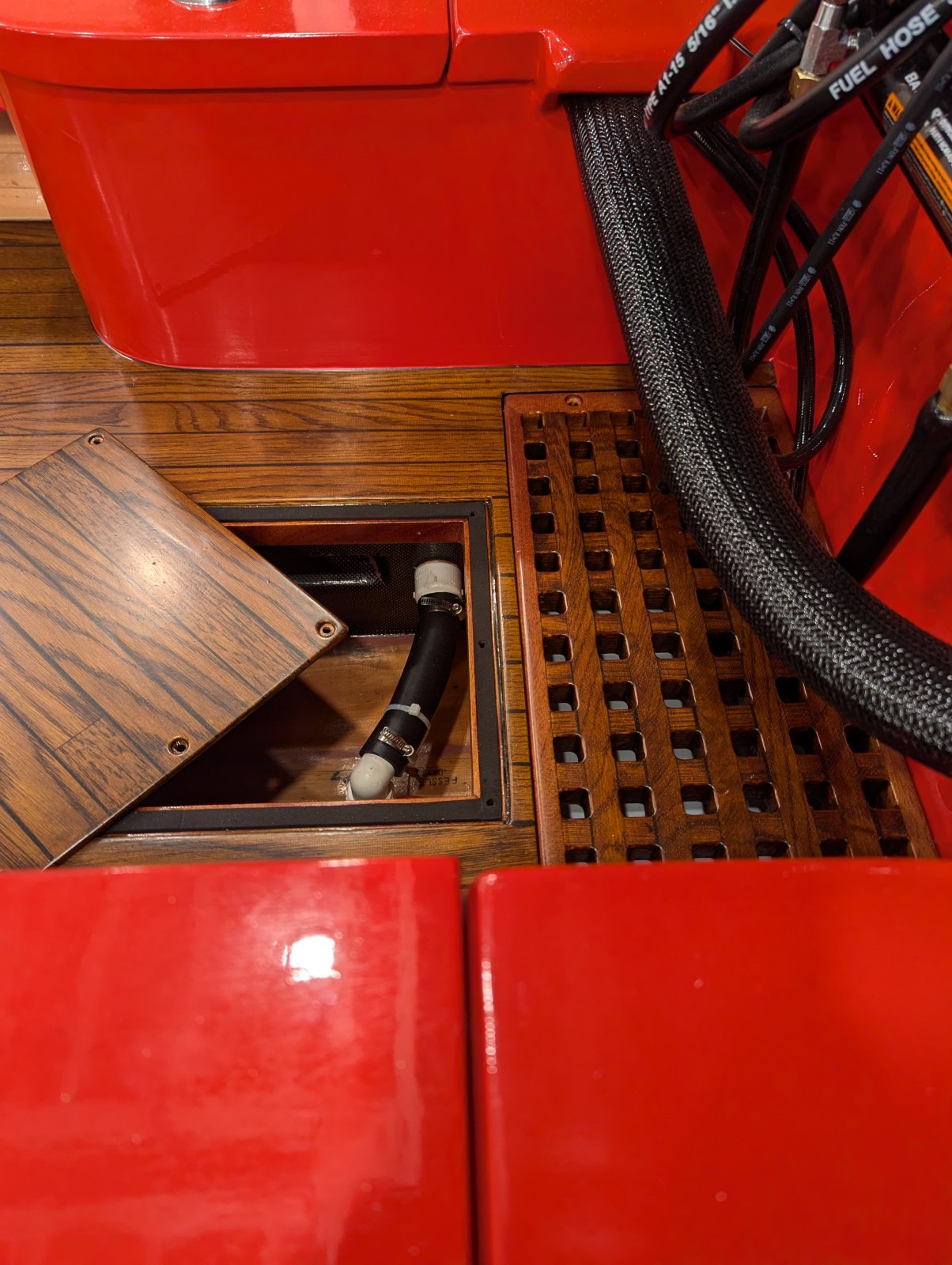 Detail on primary bilge