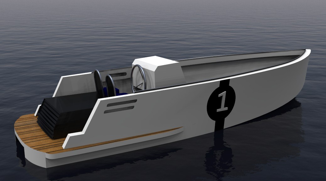 Dutch design modern ultimate Aluminium tender | Boat 