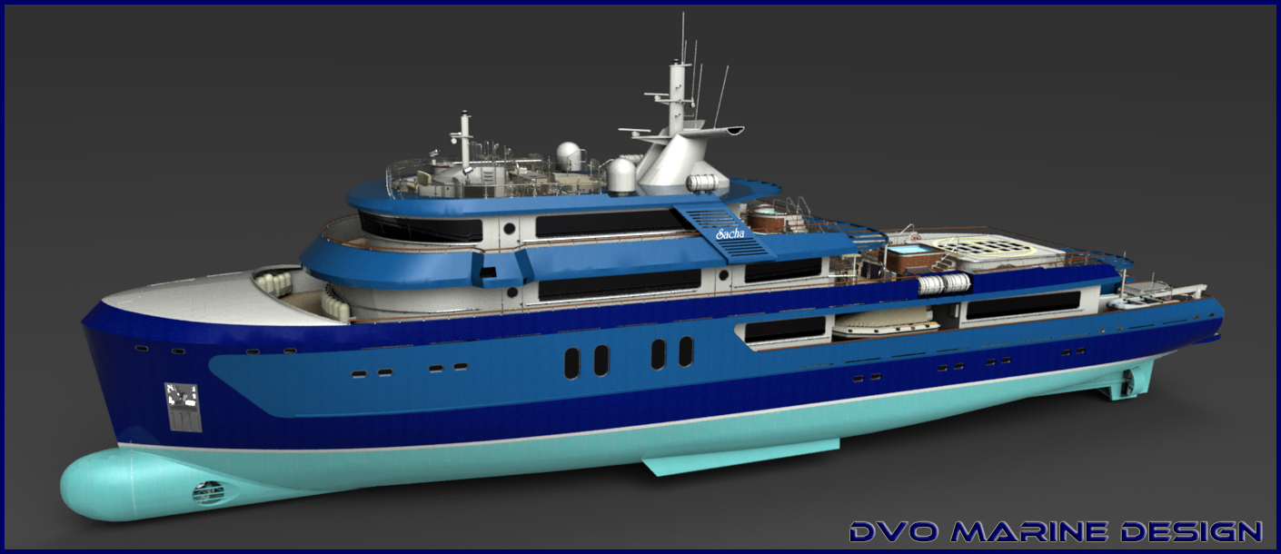 Exploration yacht 178ft / 54m