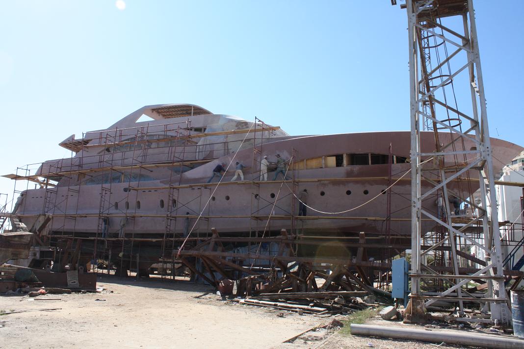 Fairing in progress
