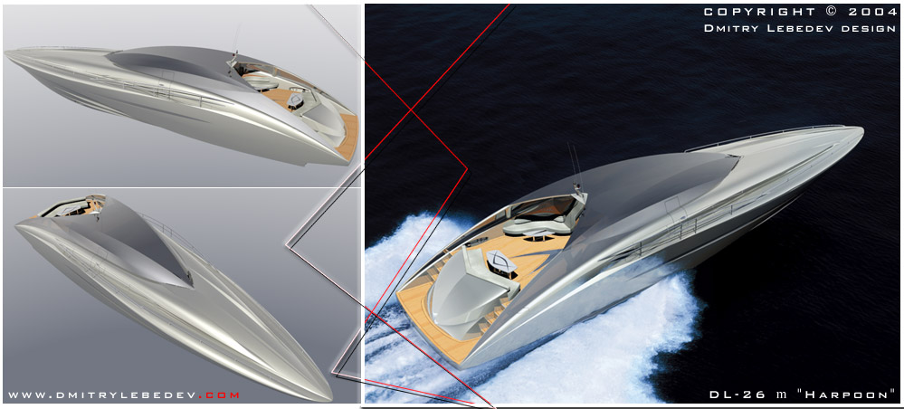 motor yacht  DL-26 Harpoon