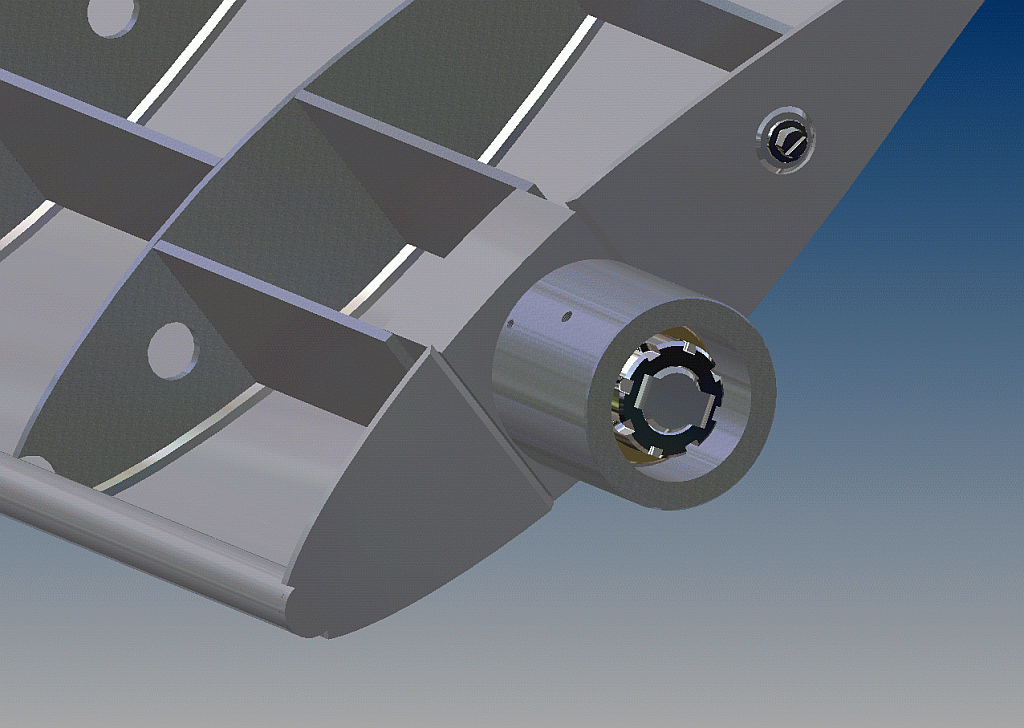 Rudder for ship from previos picture.
