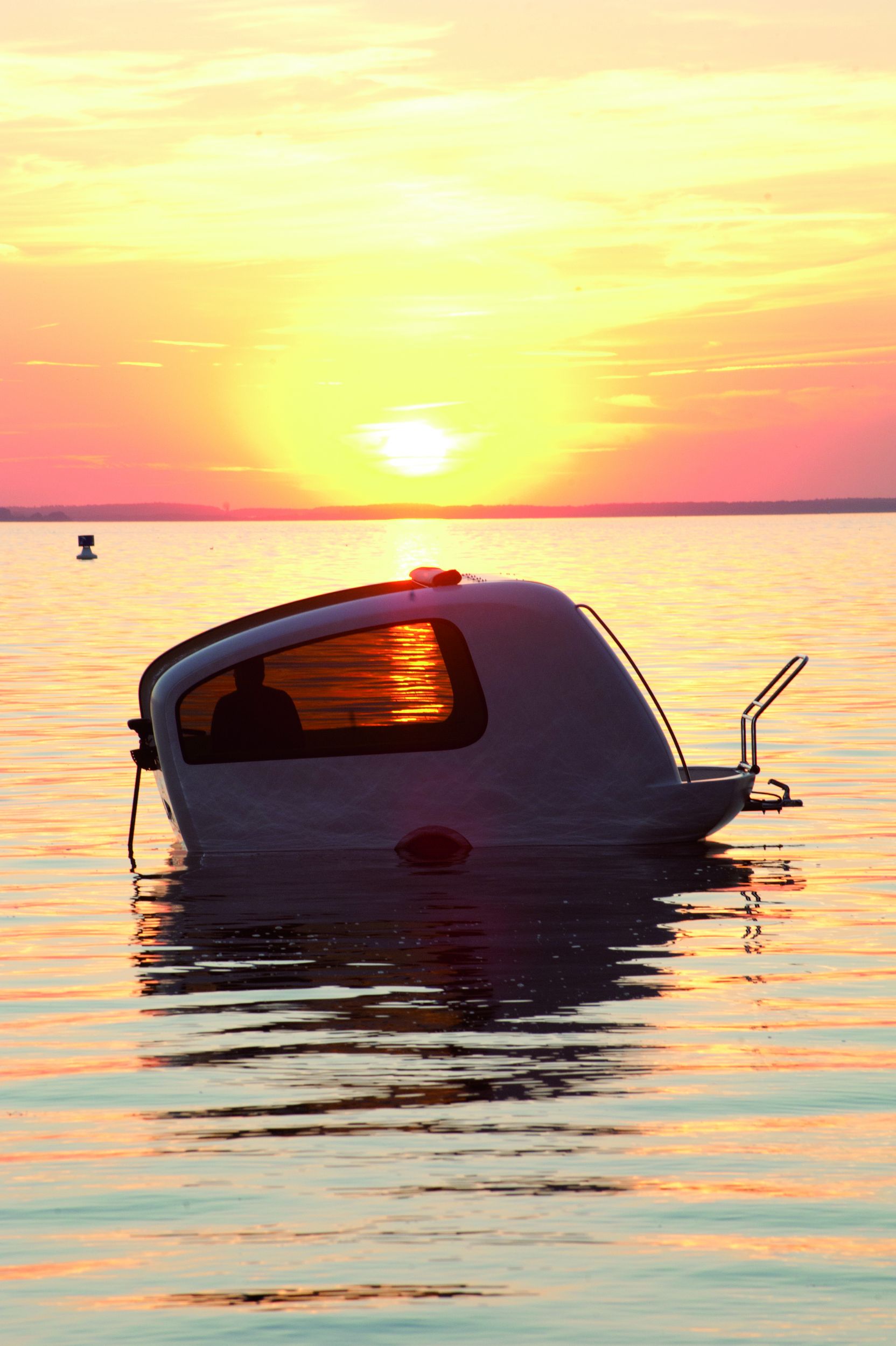 Sealander-Schwimmcaravan