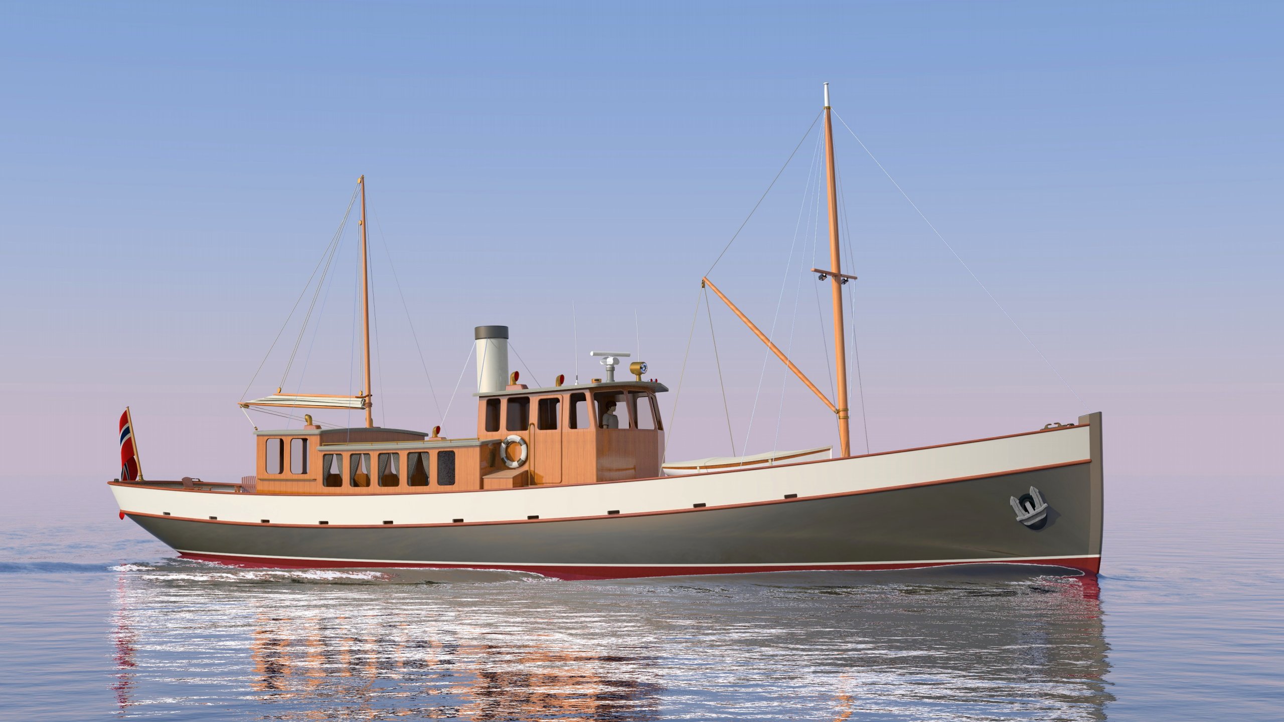 Torsk.    85' cruiser.