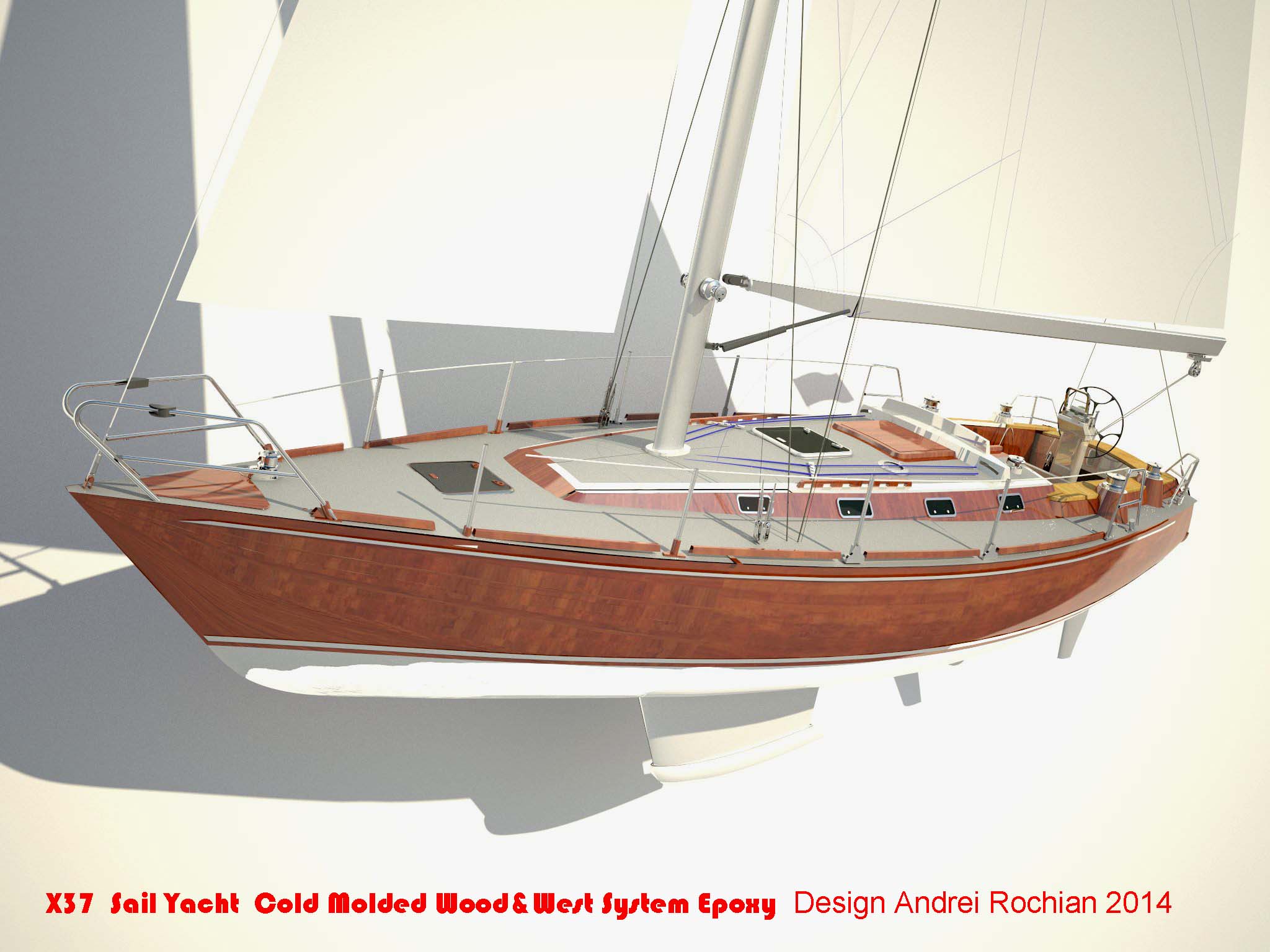 cold molded sailboat for sale